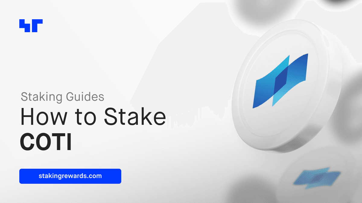 How to Stake COTI with COTI Treasury